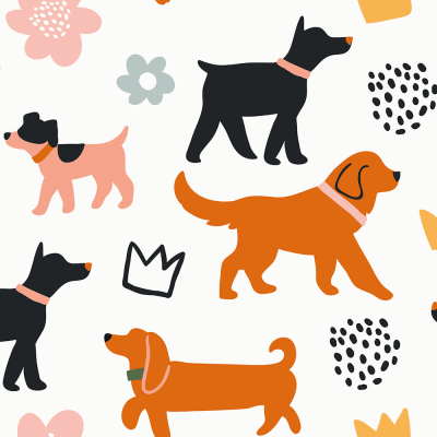 Dog Walk, Multi pattern image