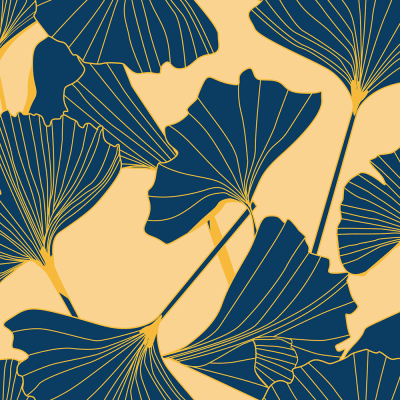 Big Ginko, Petrol pattern image