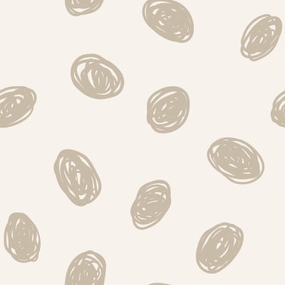 Doodle Dots, Beige pattern image