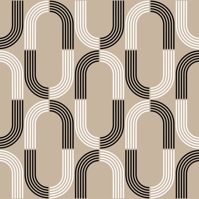70s Retro, Beige pattern image