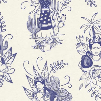 Kahlo pattern image