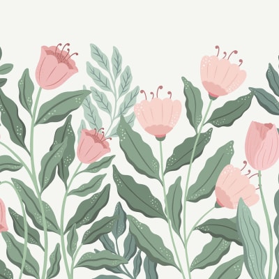 Big Blossom, Light Pink pattern image