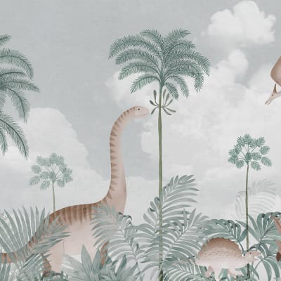 Dinosaur world, Gray pattern image