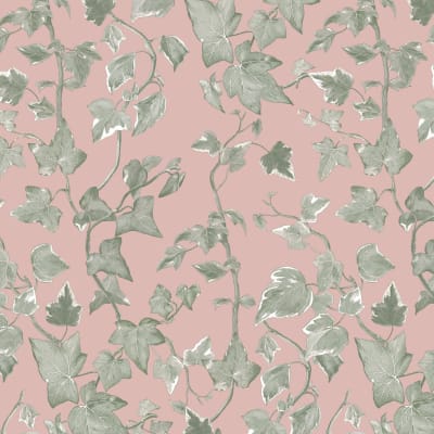 Vine Green & Pink pattern image