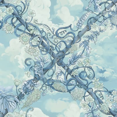 Babylon Sky, Blue pattern image
