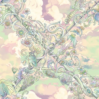 Babylon Sky, Dusty Pink pattern image