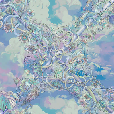 Babylon Sky, Lilac pattern image