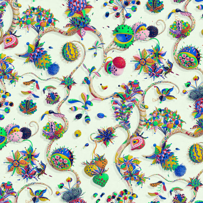 Eden Tree, White pattern image