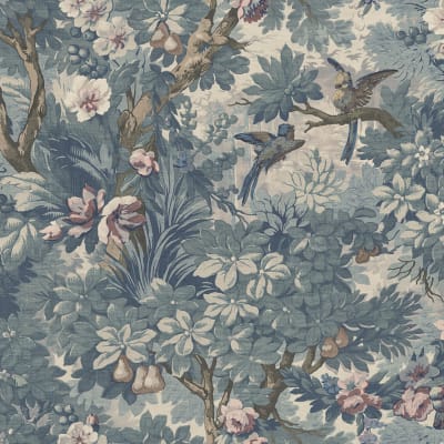 Lush Grove, Light Blue Wallpaper | Fast Delivery - Rebel Walls