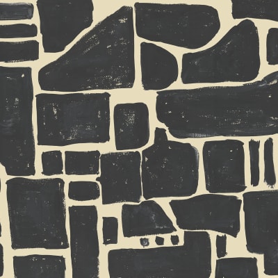 Block Print, Black pattern image