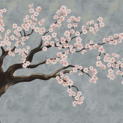 Calm Blossom, Pink pattern image