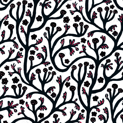Cottage, Navy pattern image