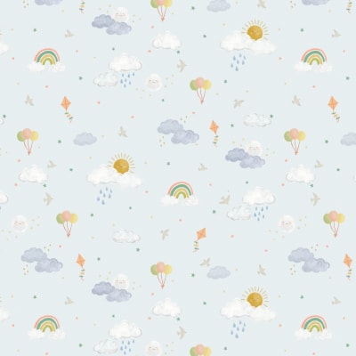 Raindrop Light Blue pattern image