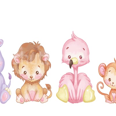 Animal Parade pattern image