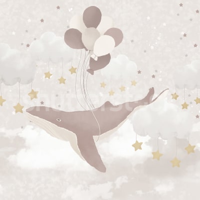 Dreamy Whale pattern image