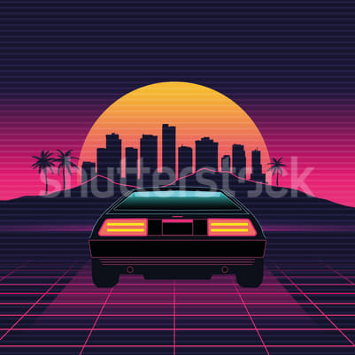Delorian, Night pattern image