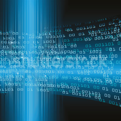 Code, Blue pattern image