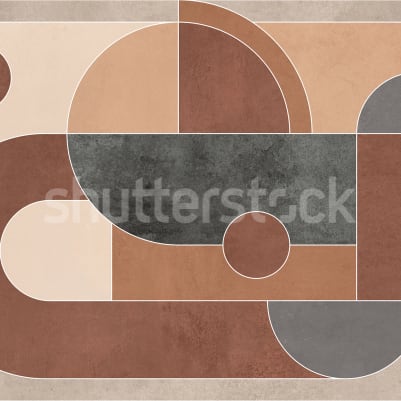 Abstract Geometry, Brown pattern image
