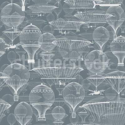 Bon Voyage, Blue pattern image