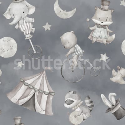 Circus Dream, Gray pattern image