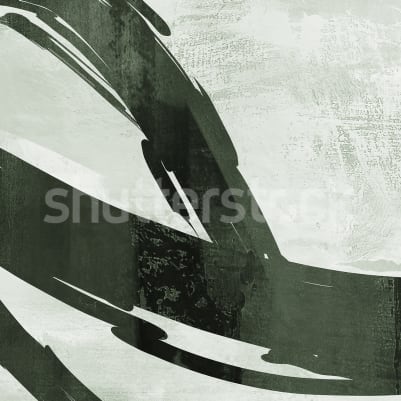 Artzy Stripes, Green pattern image