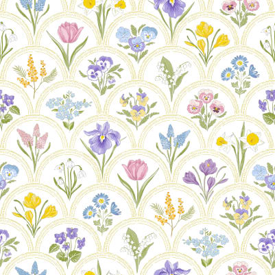 Botanic Arches, Spring pattern image