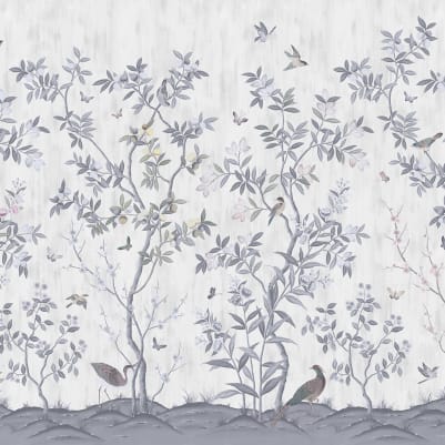 Chinoiserie Chic, Pearl Gray pattern image