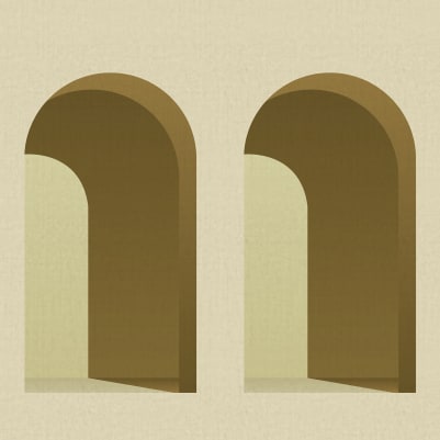 Arch, Saffron pattern image