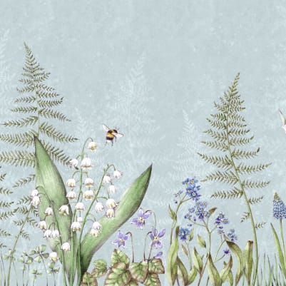 Bumblebee, Light Blue pattern image