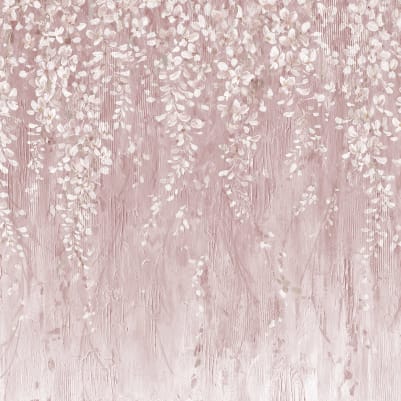 Draped Blossoms, Pink pattern image