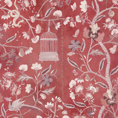 Mystic Garden, Red pattern image