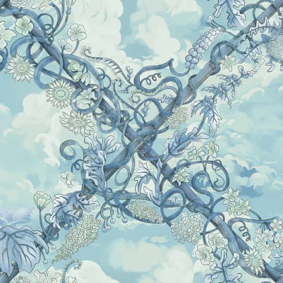 Babylon Sky, Blue pattern image