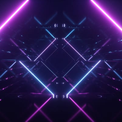 Neon Beams, Midnight pattern image