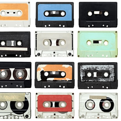 Casette Tape Piccadilly Circus pattern image