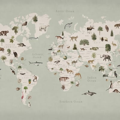 Animal World, Mint pattern image