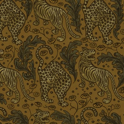 Year Of The Tiger, Saffron pattern image