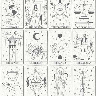 Tarot pattern image