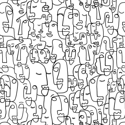 Outline pattern image