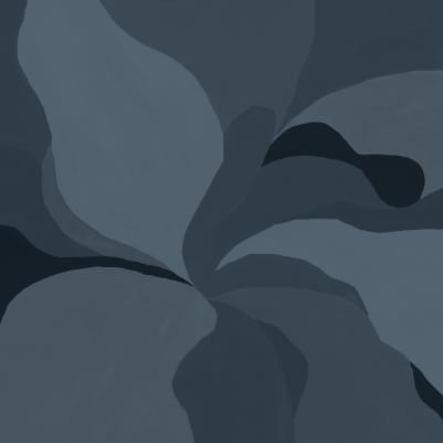 Magnolia Navy pattern image