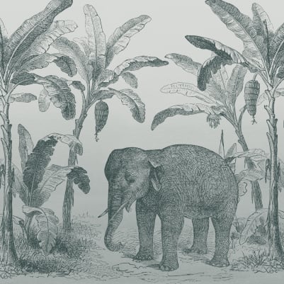 Loxodonta Teal pattern image