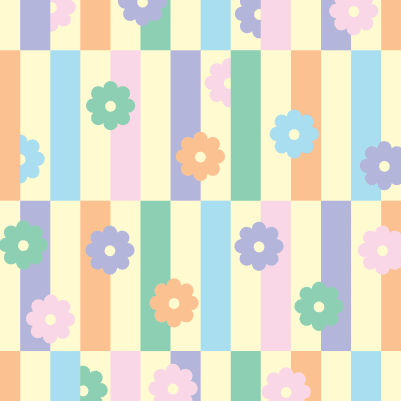 Flower Shift Pastel pattern image
