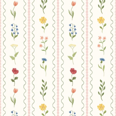 Wildflower Bobbin Pink pattern image