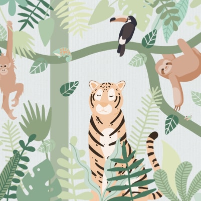 Buddies Green pattern image