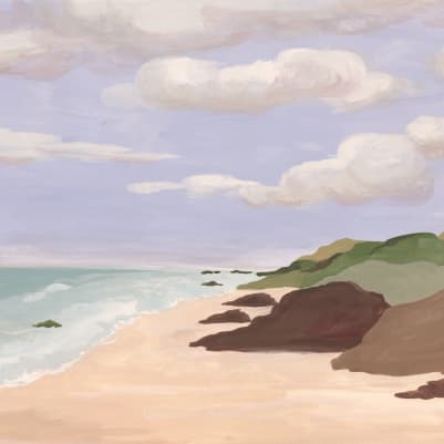 Coastline pattern image