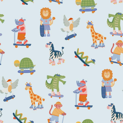 Kickflip Blue pattern image