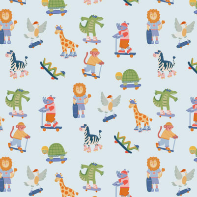 Kickflip Blue pattern image