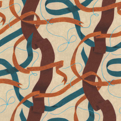 Bow, Cannelle pattern image