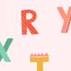 Letters Pink
