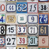 Tiny House Numbers Colorful