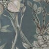 Silk Floral, Petrol